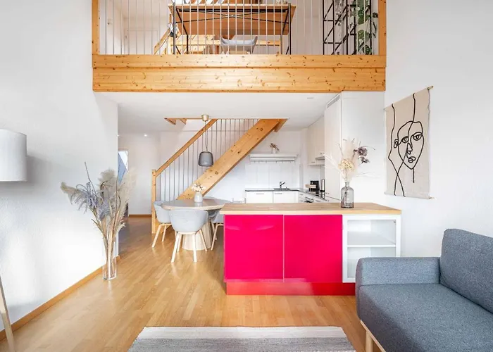 Modern 3bdr Duplex With Skyroof In Trendy West * 苏黎世